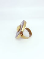 Anillo cacho de buey con bronce ajustable