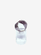 Anillo baño oro blanco y microcircones onix trenzado
