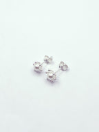 Aros pistilo perla blanca