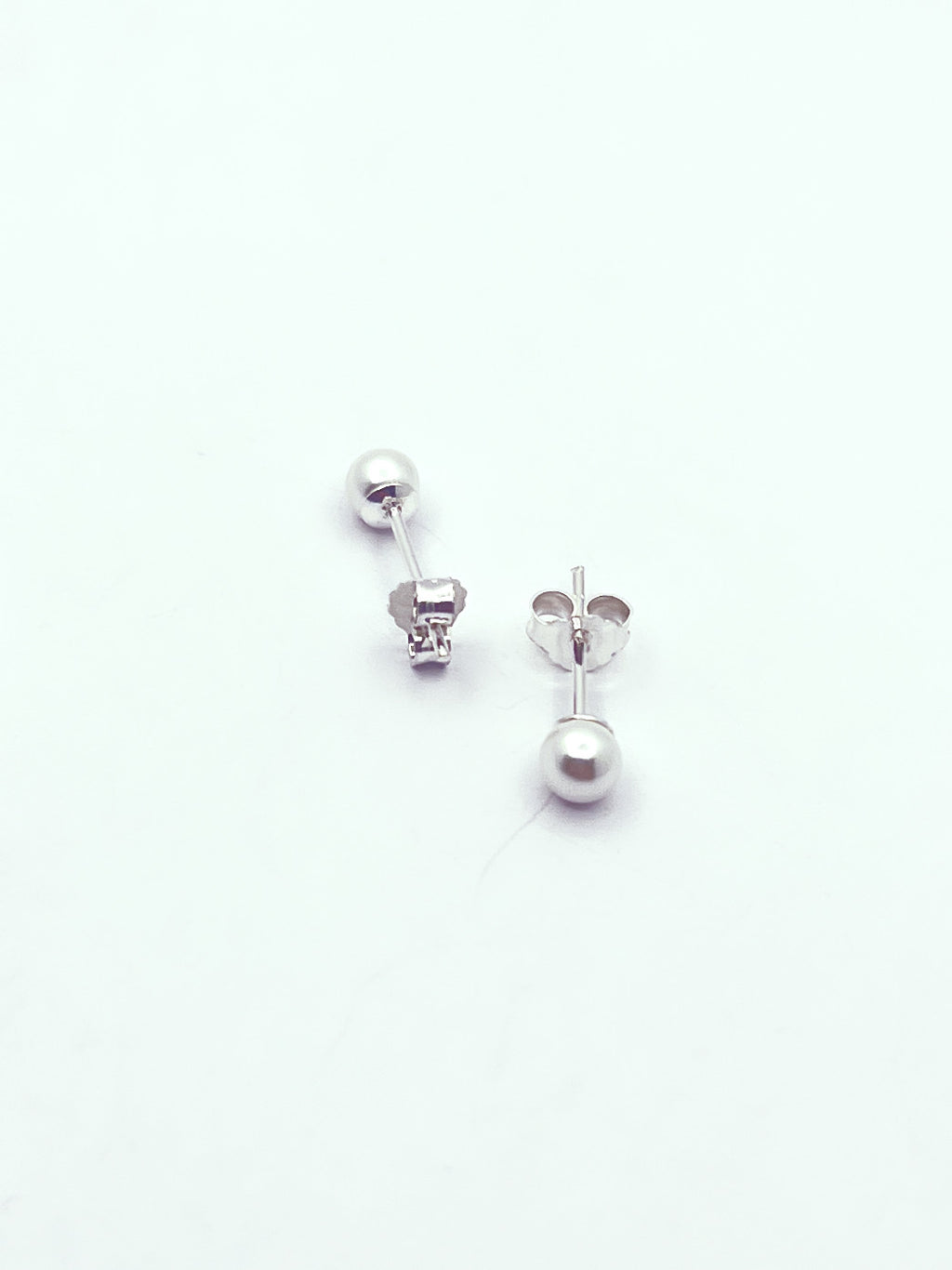 Aros perla blanca